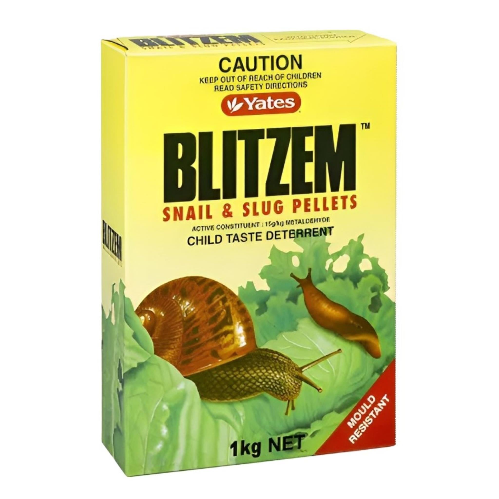 Yates 1kg Blitzem Snail & Slug Pellets