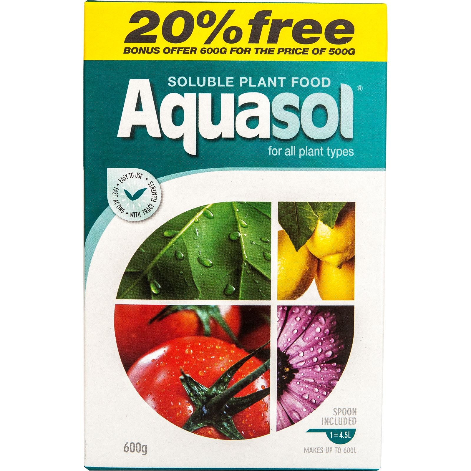 Aquasol 600g Soluble Plant Food