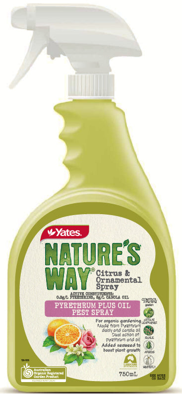 Yates 750ml Ready To Use Nature's Way Citrus And Ornamental Spray