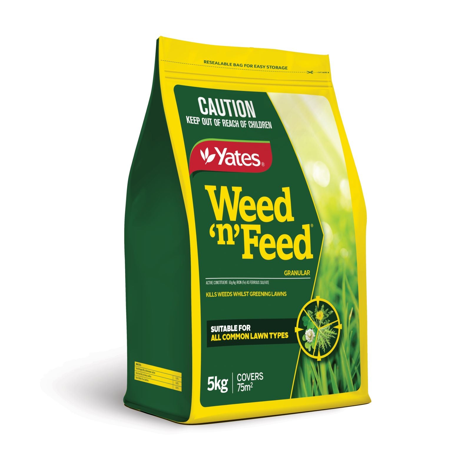 Yates 5kg Weed 'n' Feed Granular