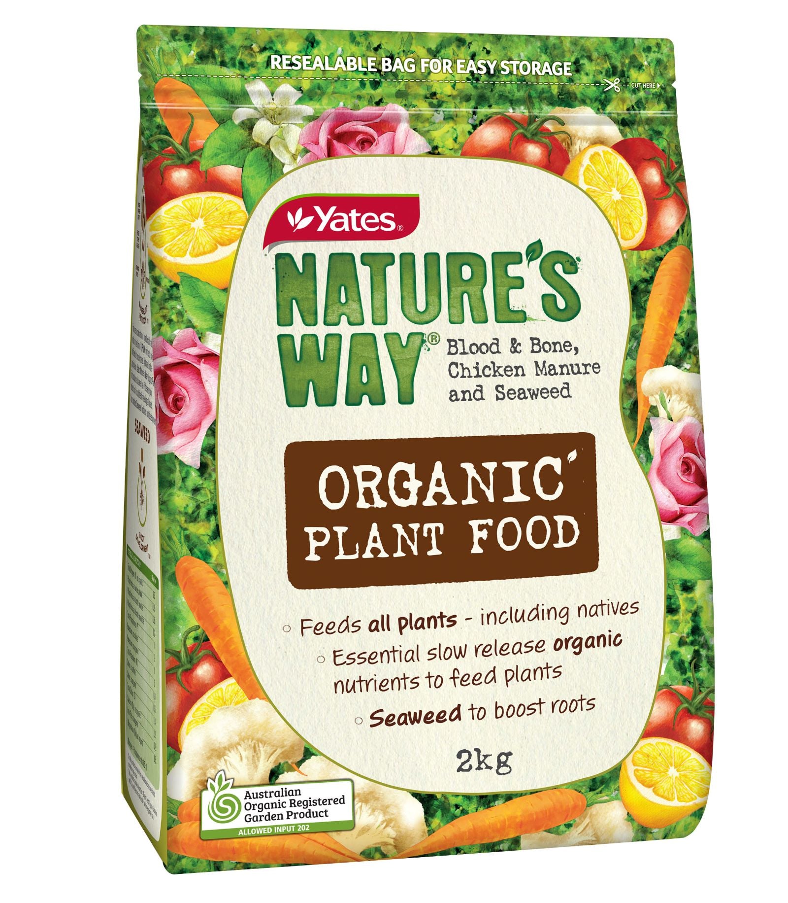 Yates 2kg Nature's Way Organic Plant Food