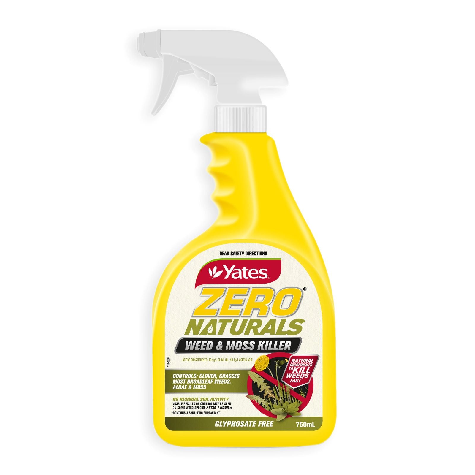 Yates 750ml Zero Naturals Weed & Moss Killer Ready-to-Use