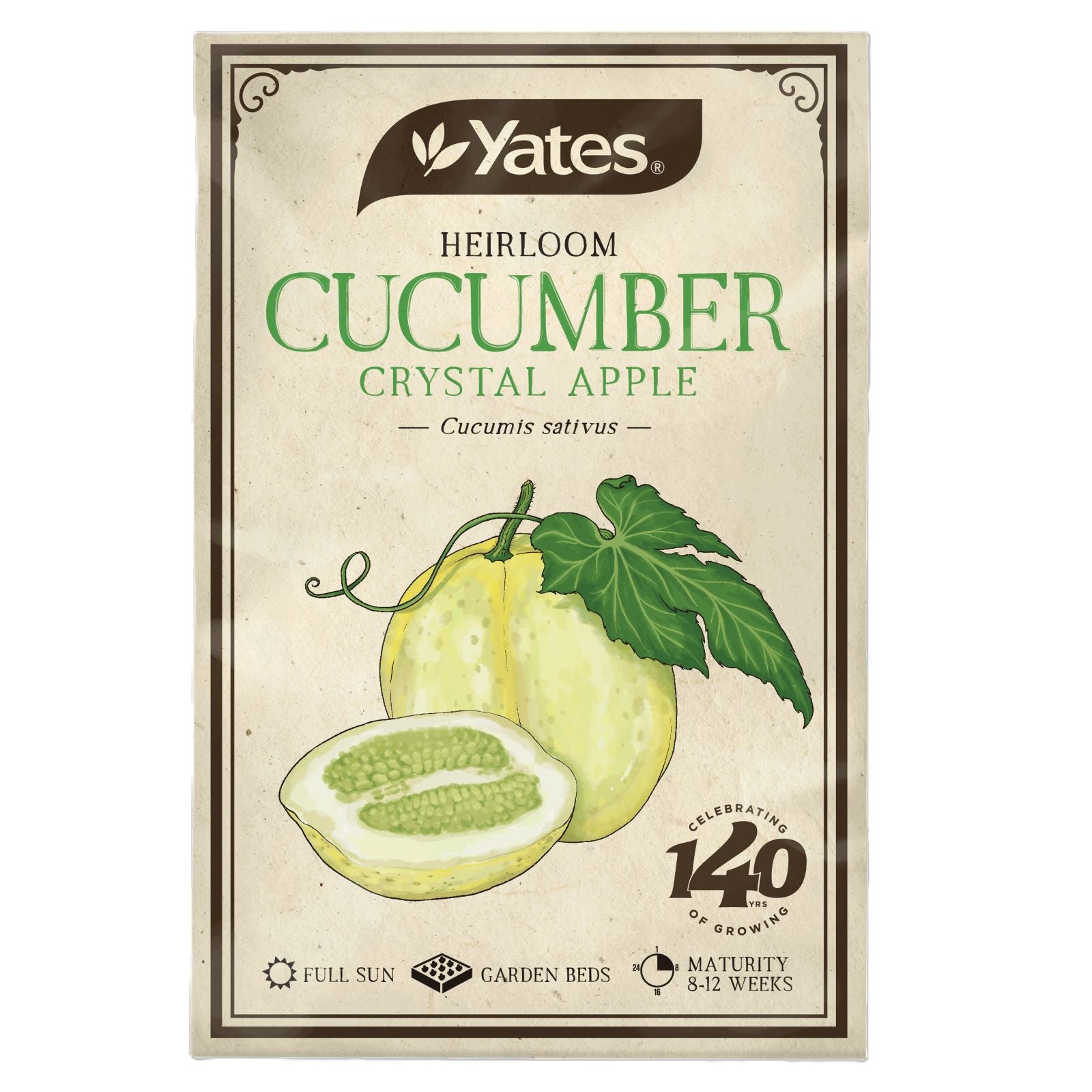Heirloom Cucumber Crystal Apple